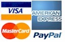 Cartes de crédit acceptées