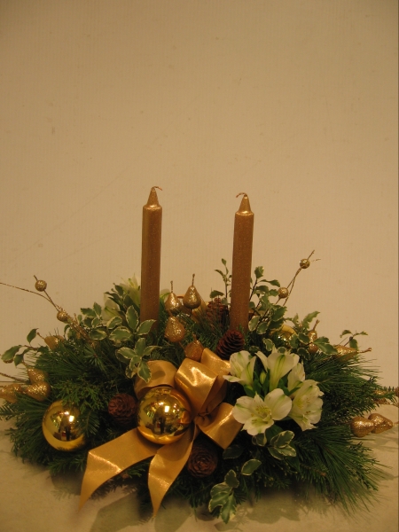 Holidays christmas floral centerpiece - CF02 CD $69