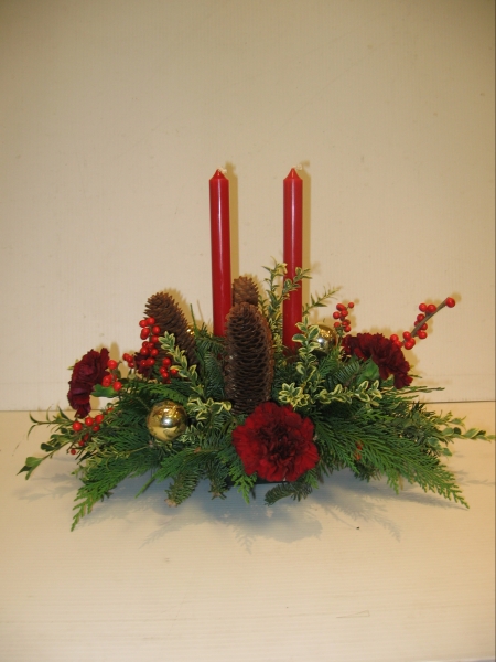 Holidays christmas floral centerpiece - CF04 CD $59