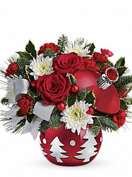 Holidays christmas floral centerpiece - CF08 CD $72