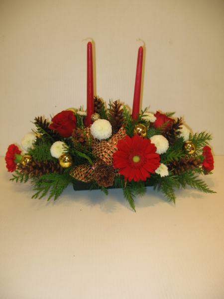 Holidays christmas floral centerpiece - CF10 CD $79