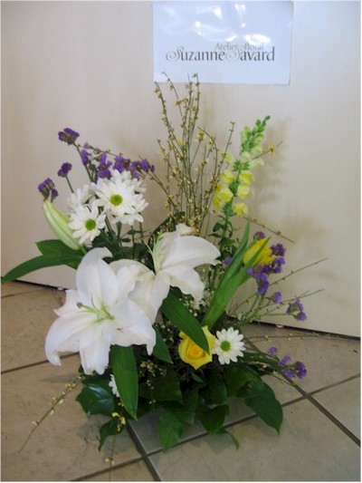 fleurs pour félicitation - FE02 52$ CAN