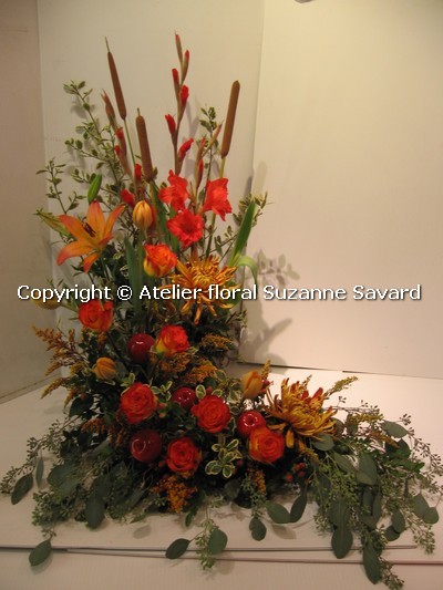 fleurs pour urne funéraire - FN1280 158$ CAN
