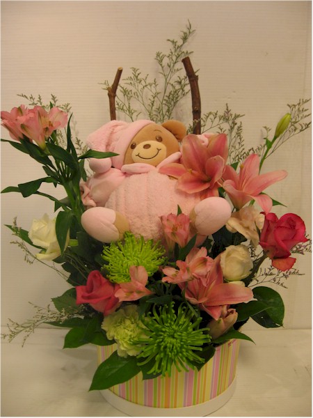 fleurs pour naissance - NA09 114$ CAN
